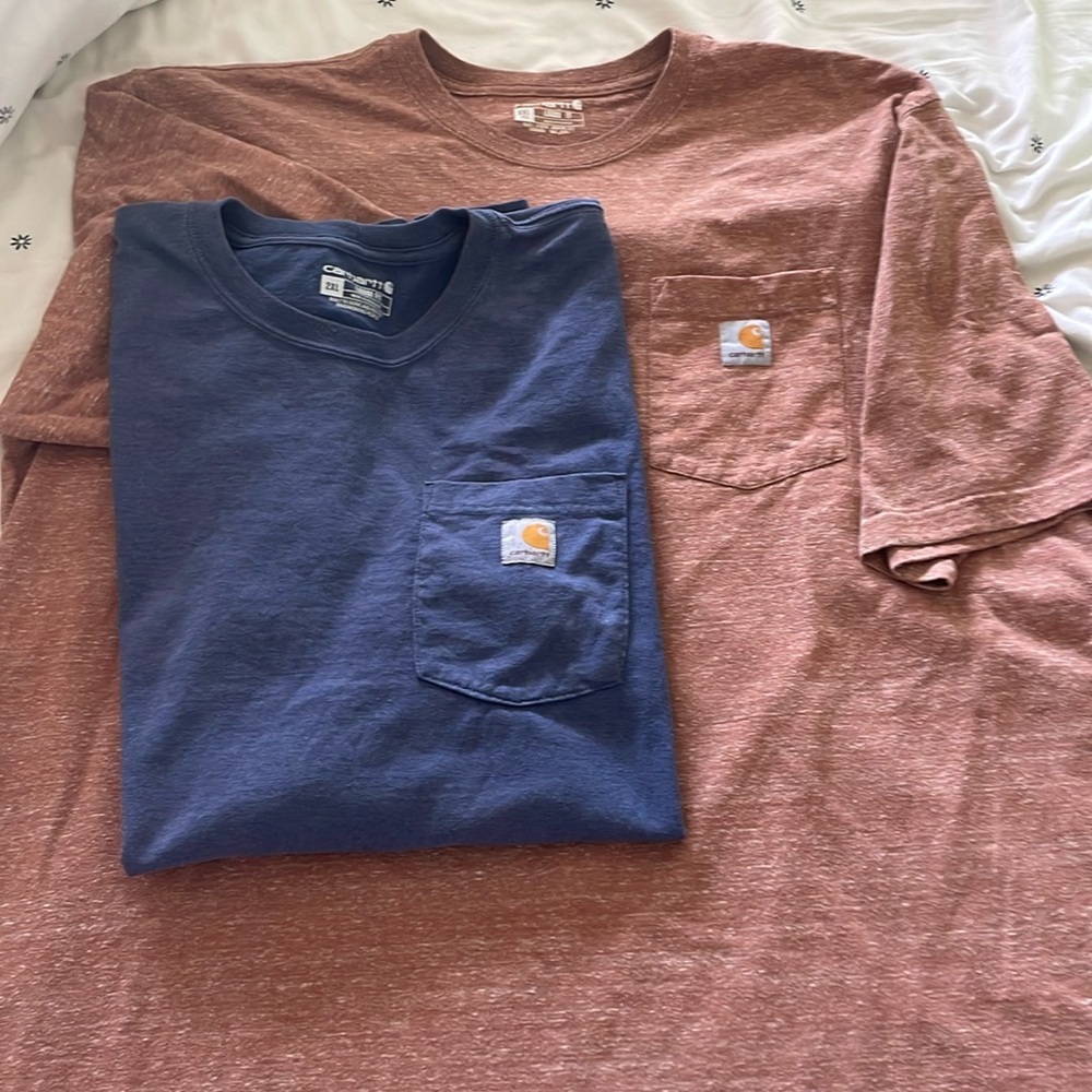 Big and Tall Men’s Carhartt tee shirts (2)